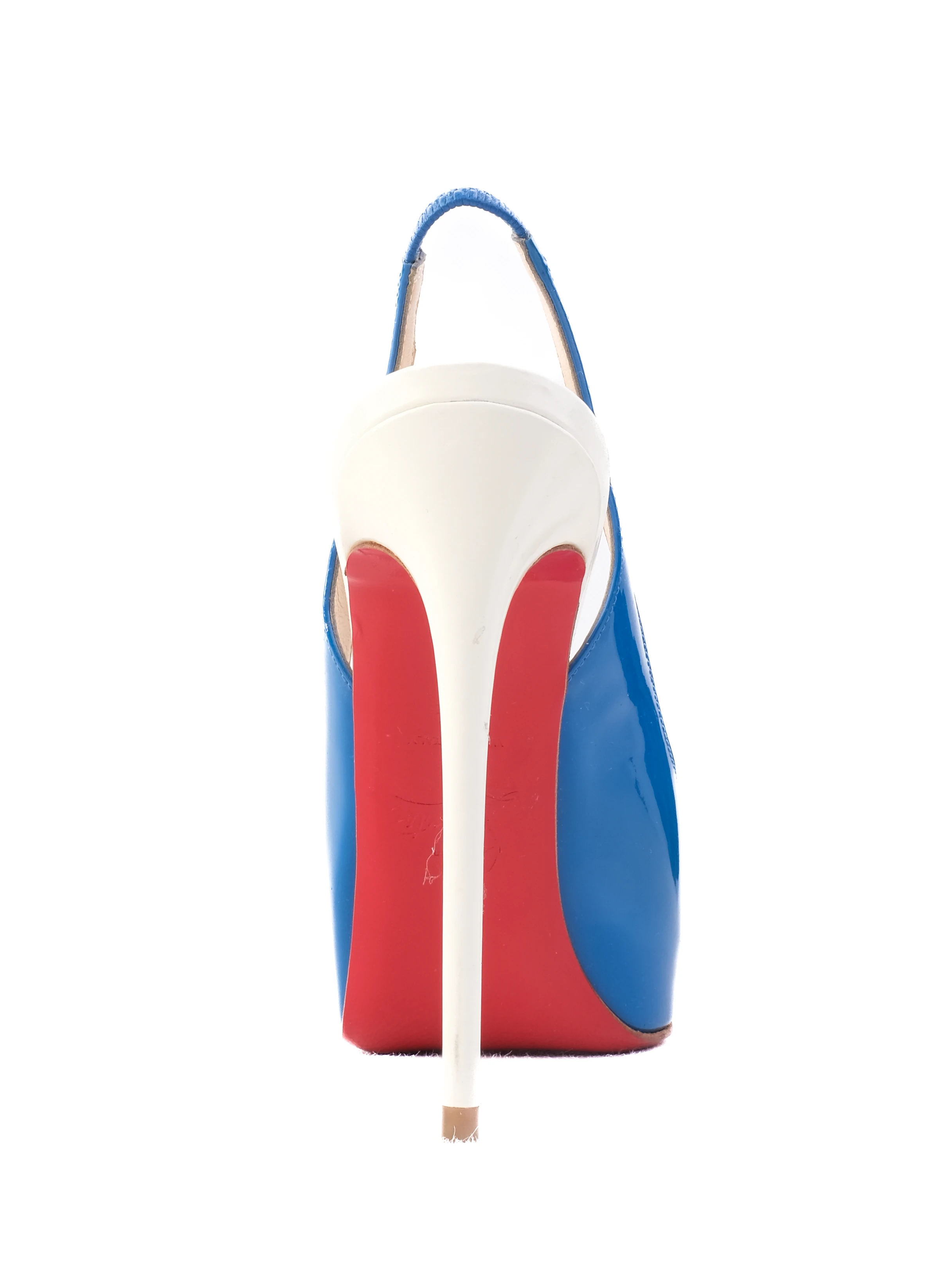 Christian Louboutin Blue Leather Pumps — 3