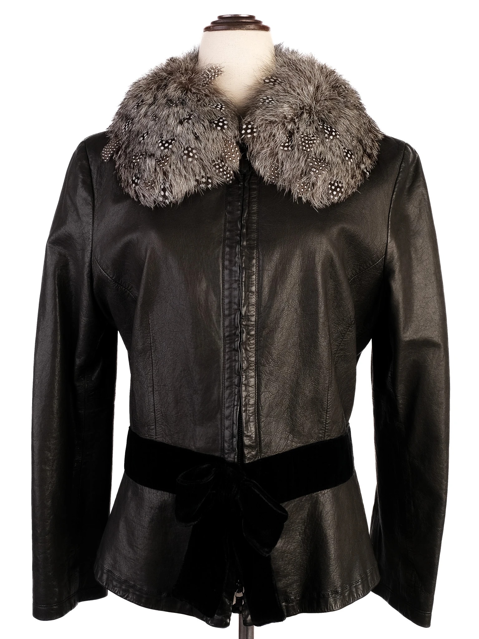 Emporio Armani Black Leather Jacket — 3