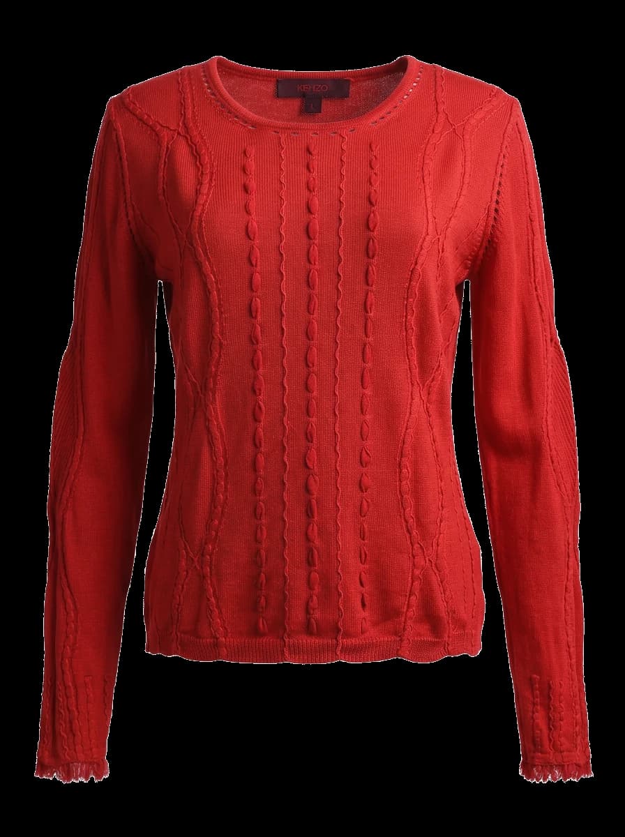 Kenzo Red Wool Pullover — photo 1