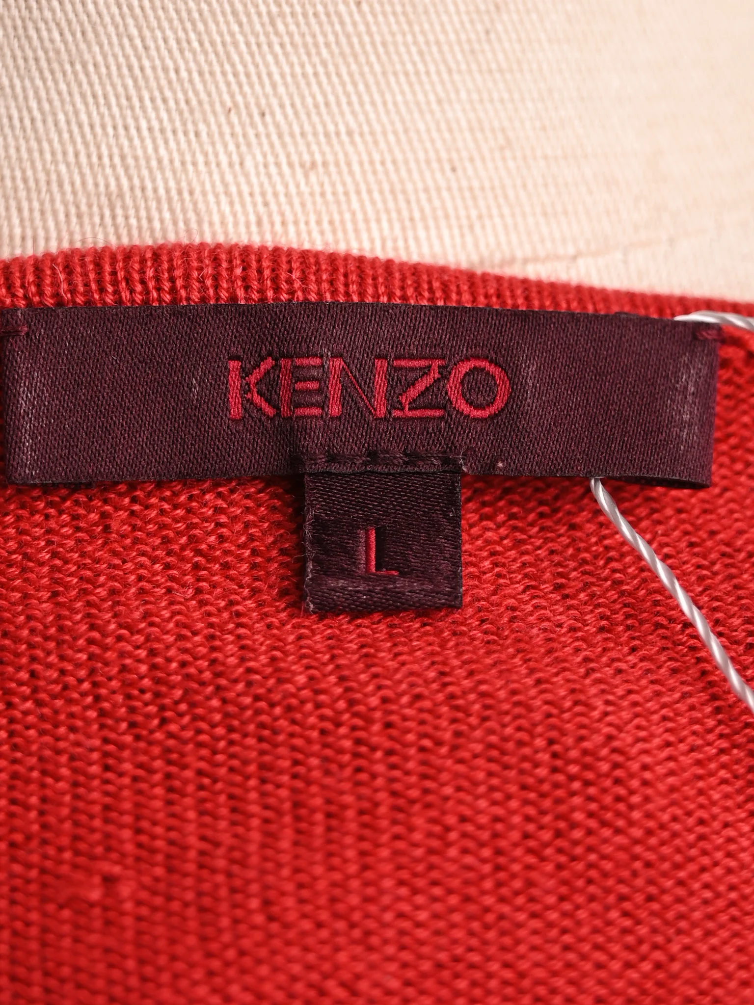 Kenzo Red Wool Pullover — 2
