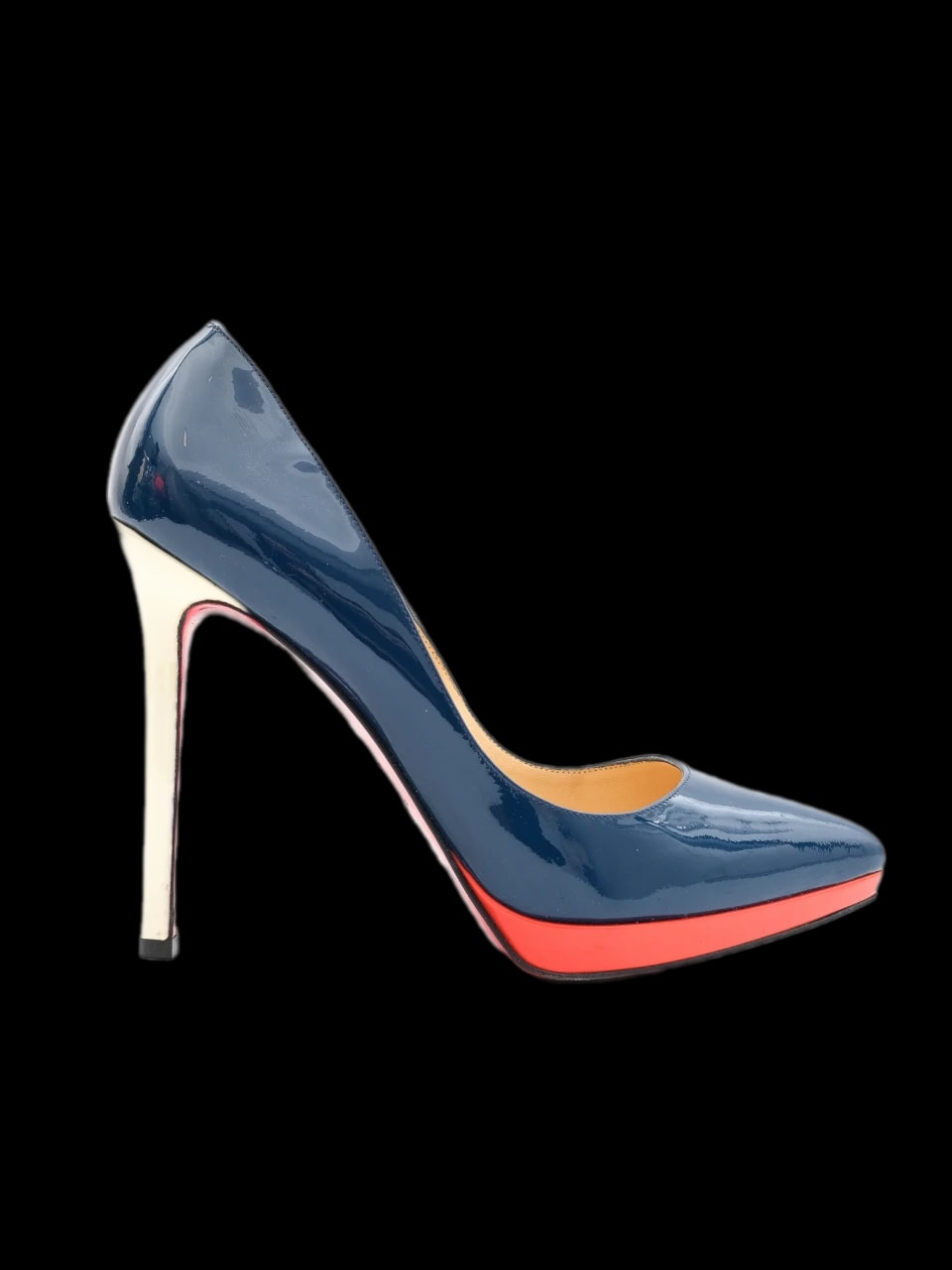 Christian Louboutin Blue Leather Pumps — 1