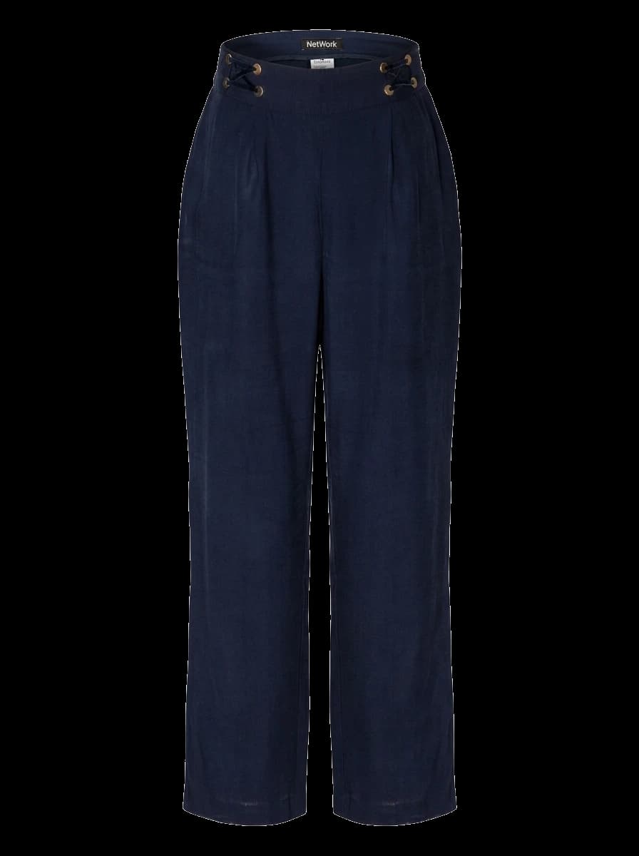NetWork Blue Polyester Casual Trousers — photo 1