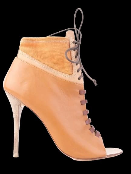 Giuseppe Zanotti Orange Leather Ankle Boots