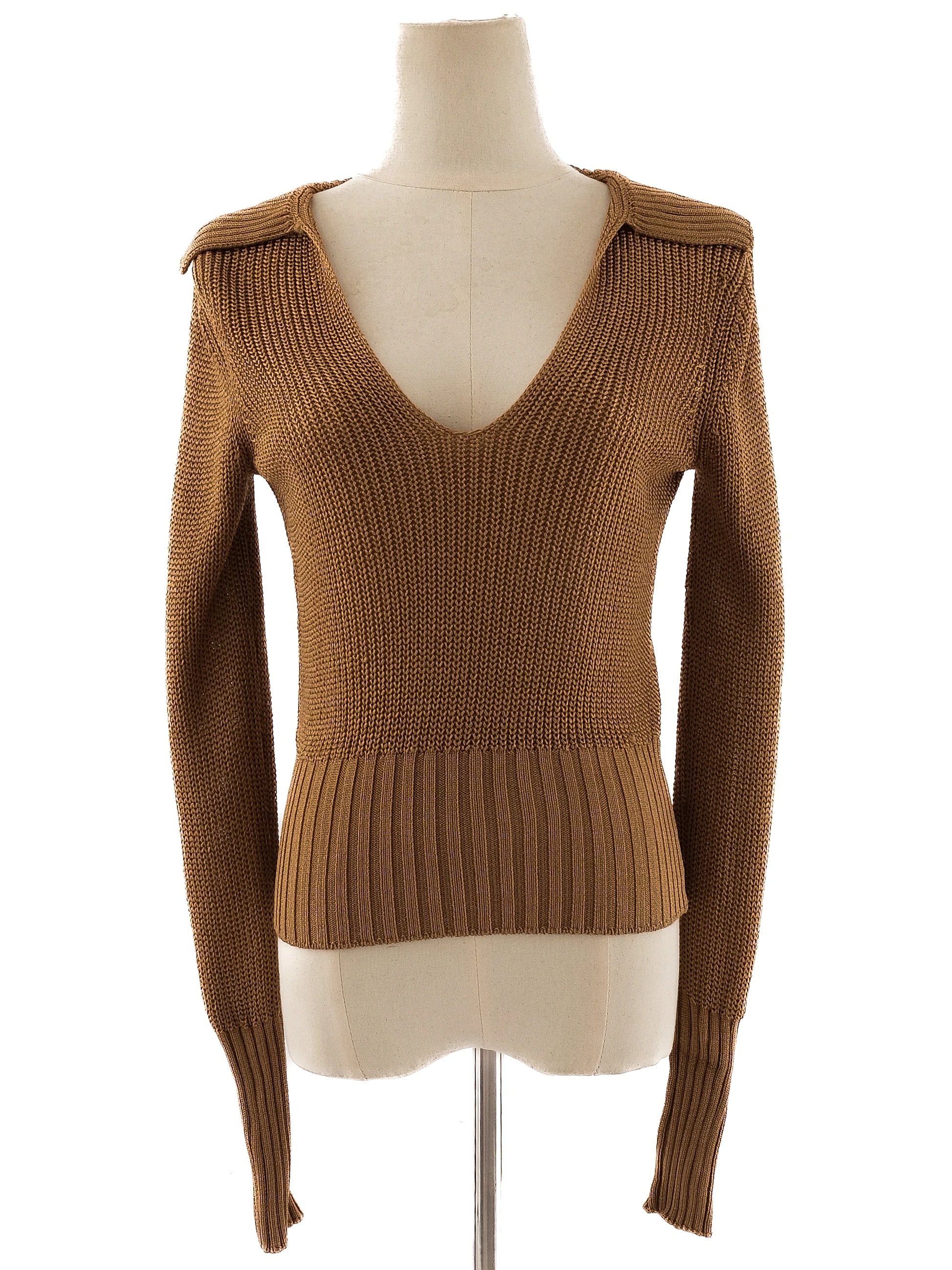 Theory Orange Viscose Sweater — 3