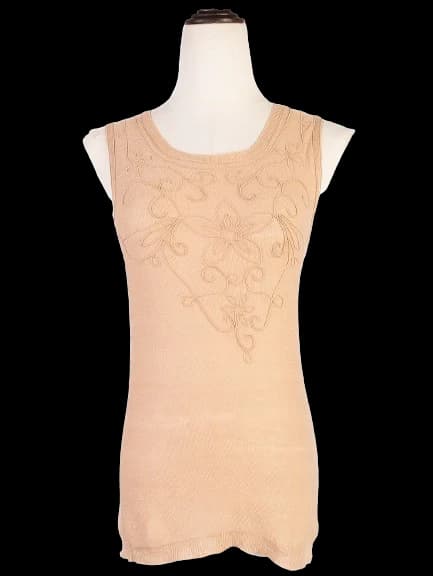 DKNY Orange Cotton Top