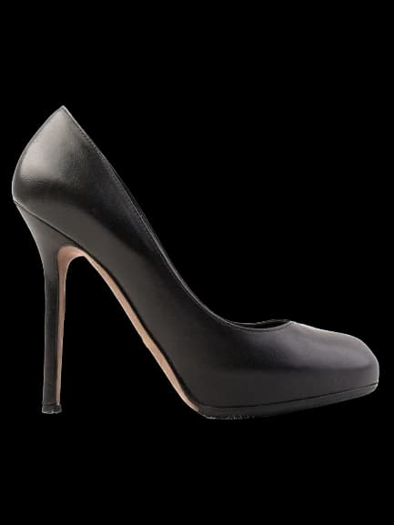 Sergio Rossi Black Leather Pumps