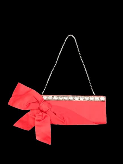 Valentino Red Clutch — photo 1