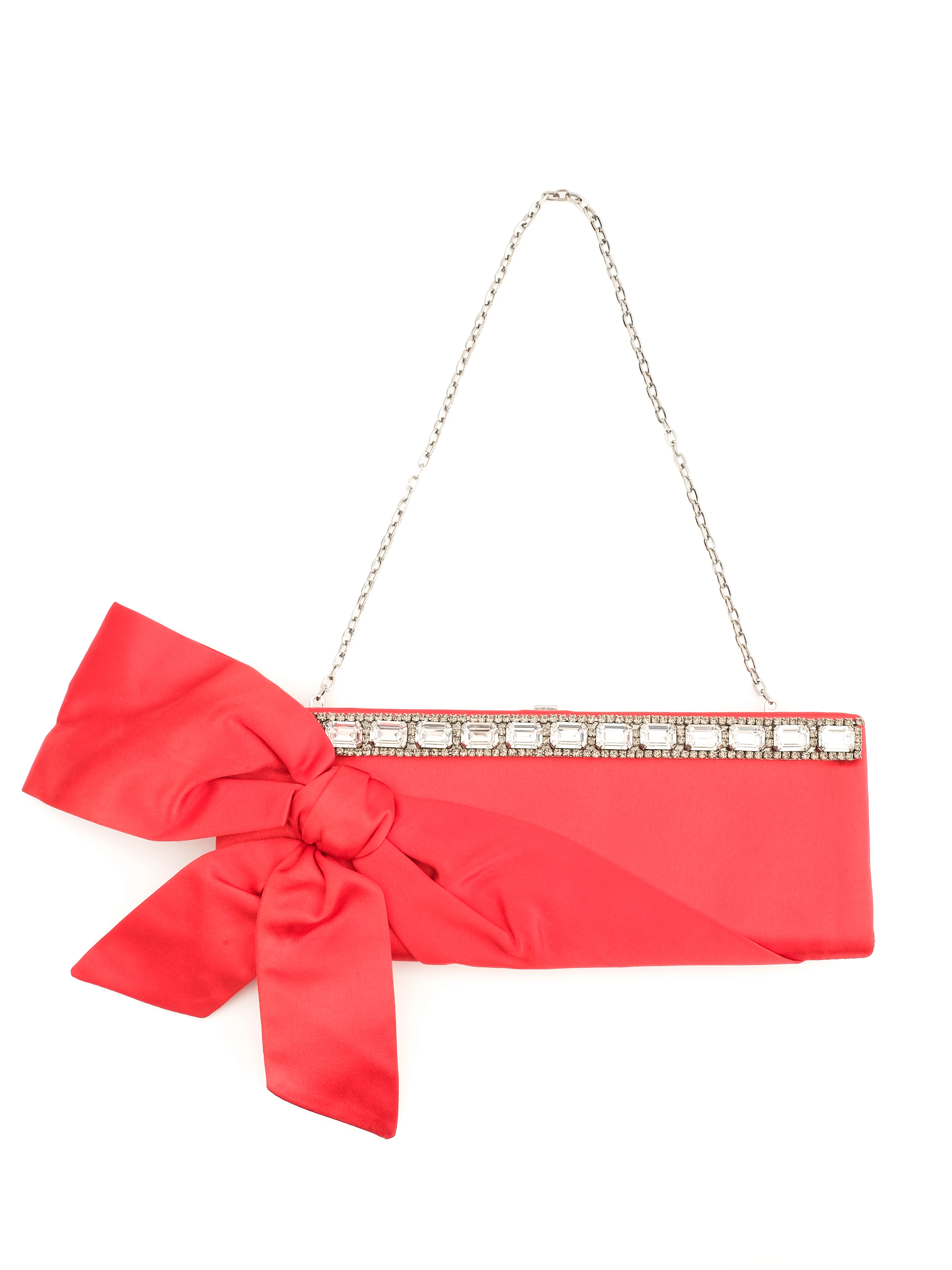 Valentino Red Clutch — 2