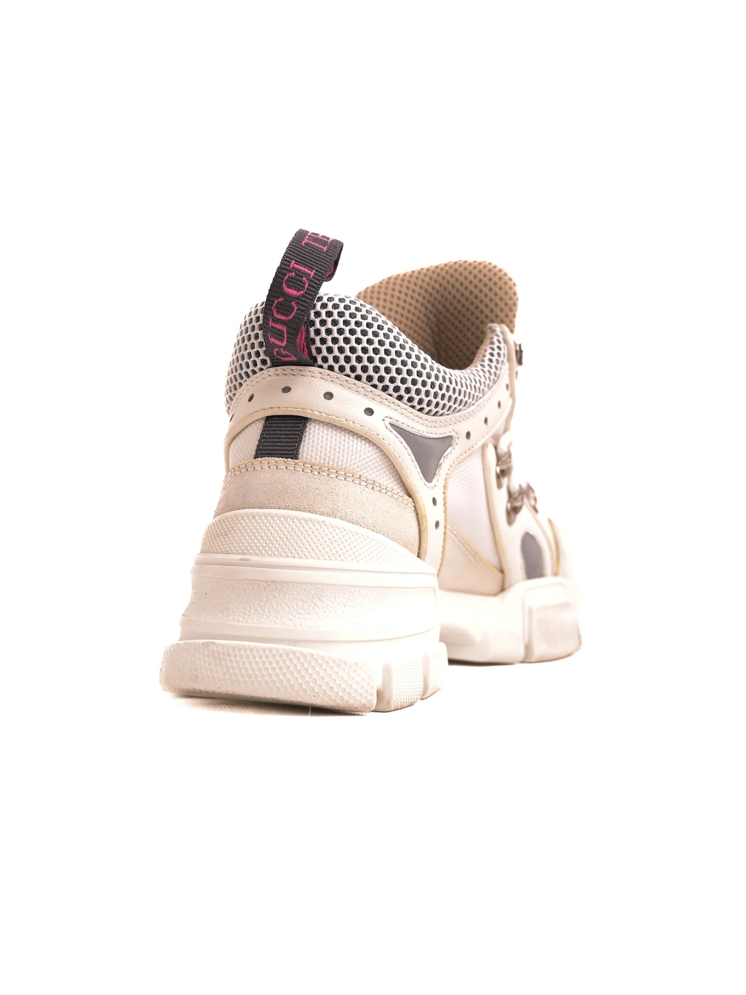 Gucci White Leather Sneakers — 3