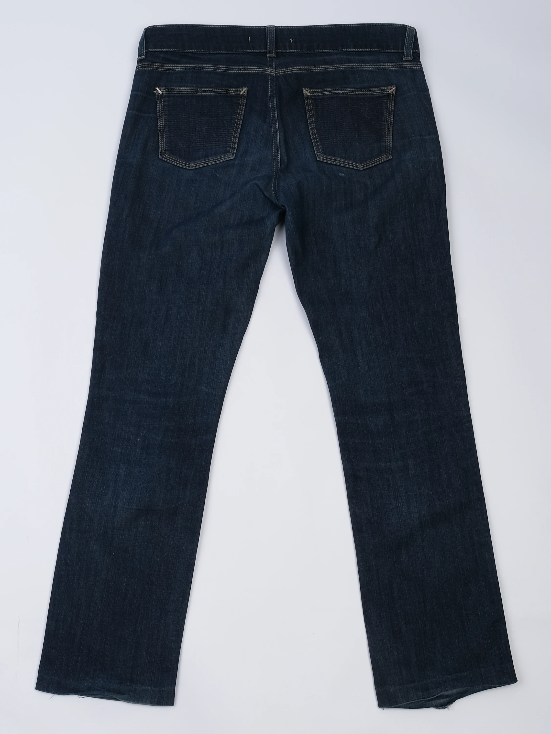 Ferre Blue Cotton Mom Jeans — 3