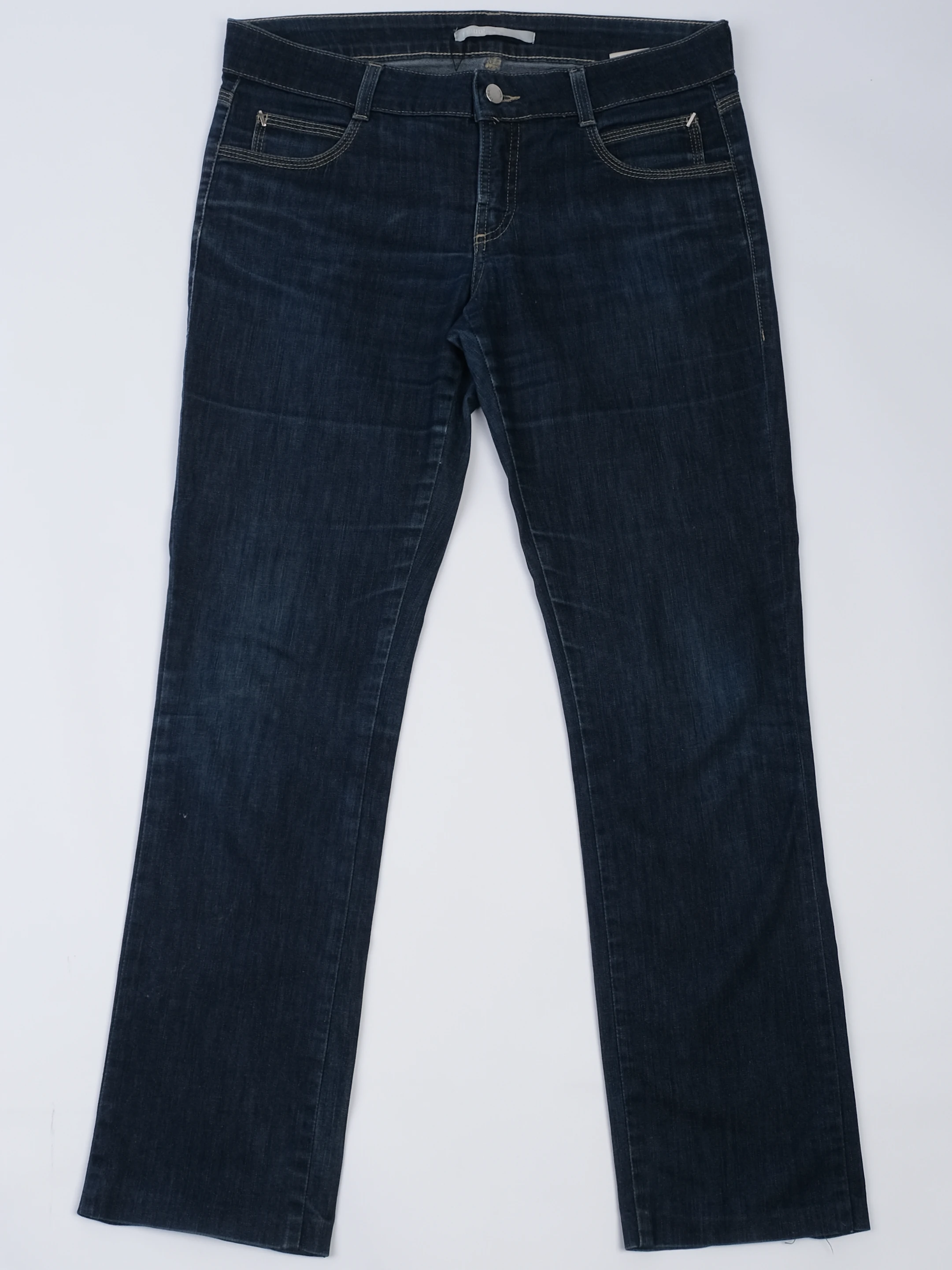 Ferre Blue Cotton Mom Jeans — 2