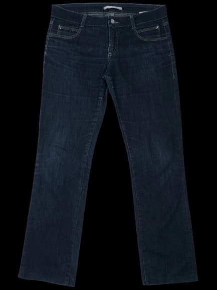 Ferre Blue Cotton Mom Jeans — photo 1