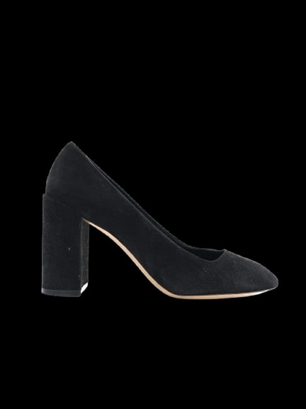 Salvatore Ferragamo Black Genuine suede Pumps — 1