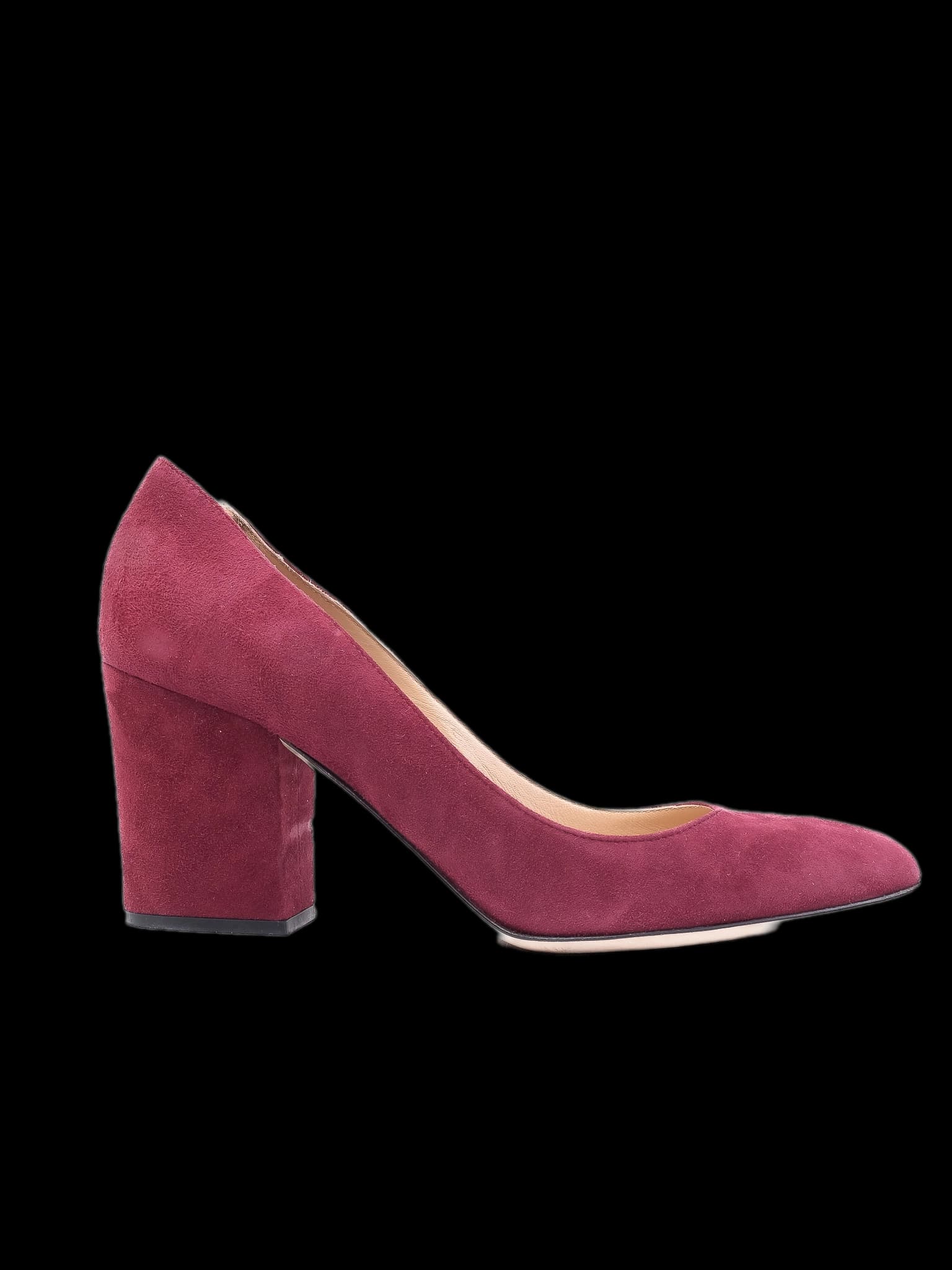 Sergio Rossi Purple Leather High Heel Pumps — photo 1