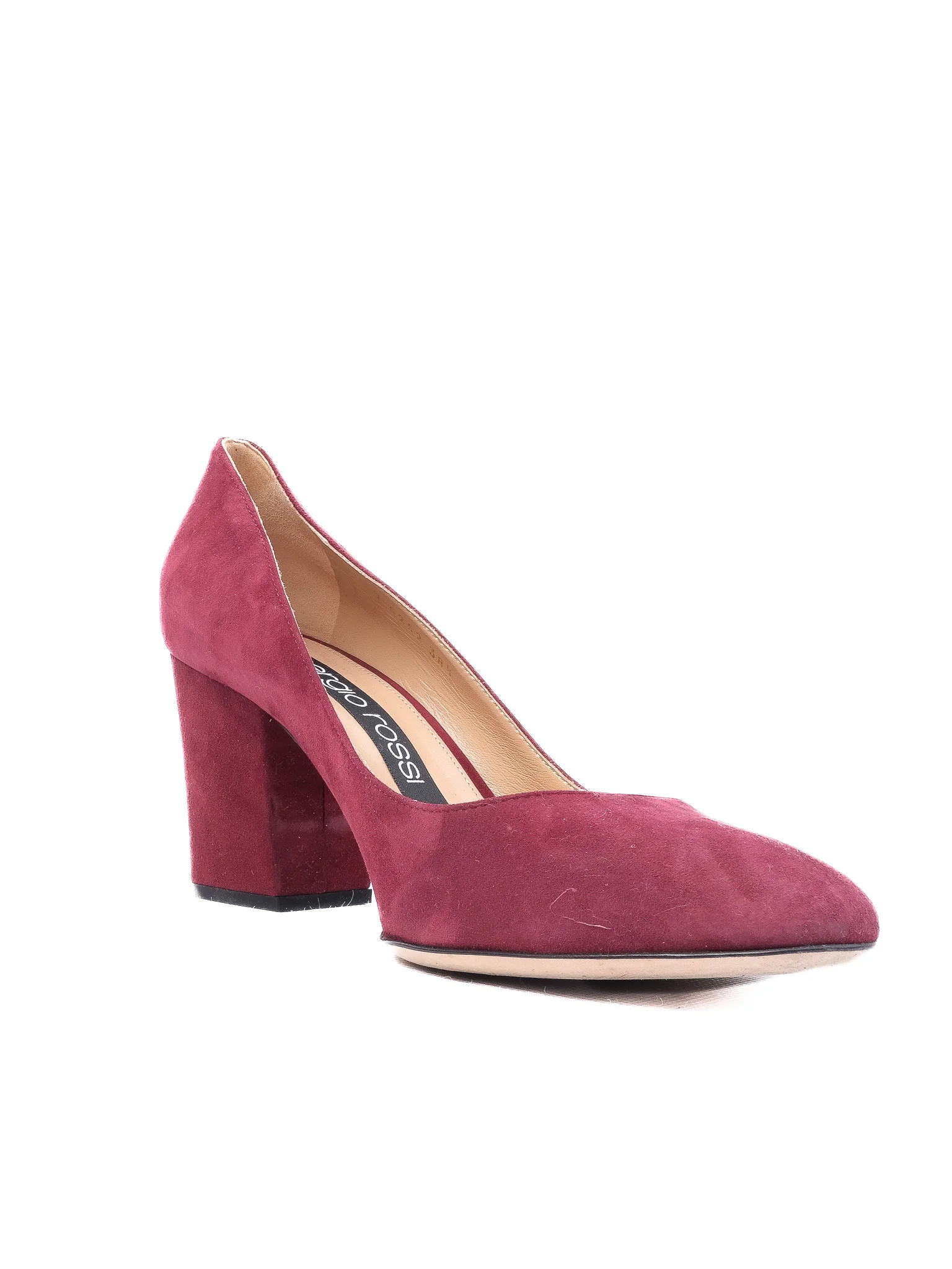 Sergio Rossi Purple Leather High Heel Pumps — 2