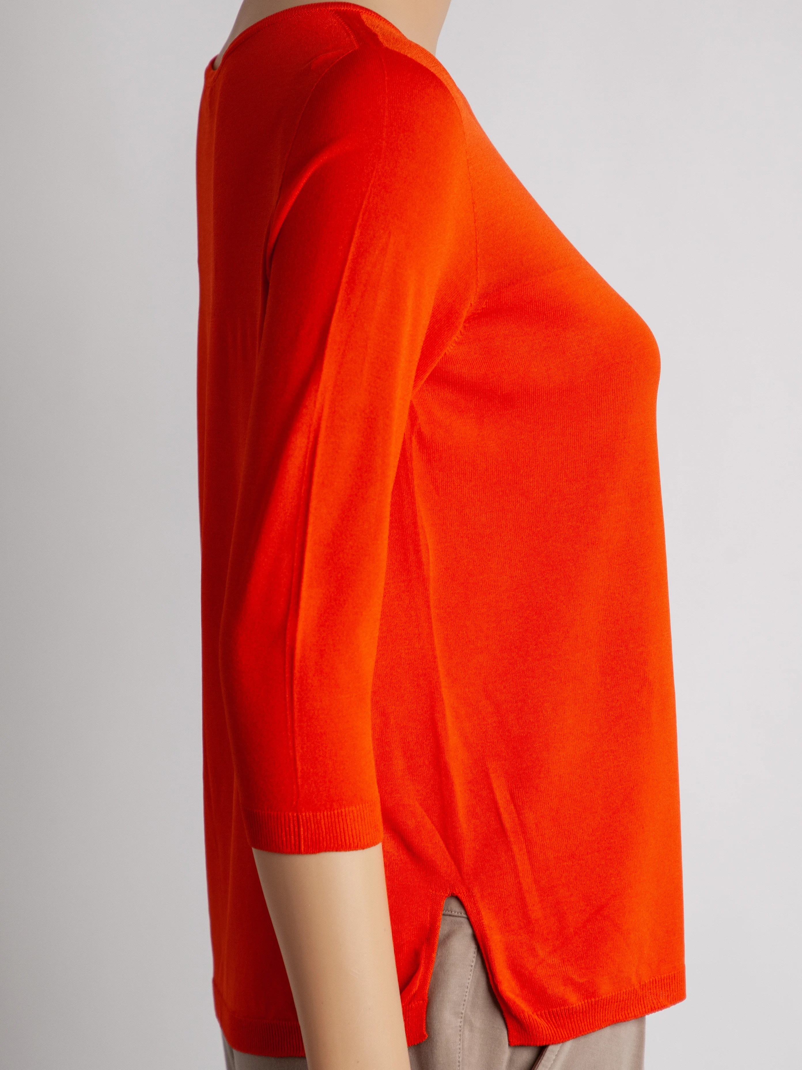 Max Mara Orange Viscose Pullover — 3