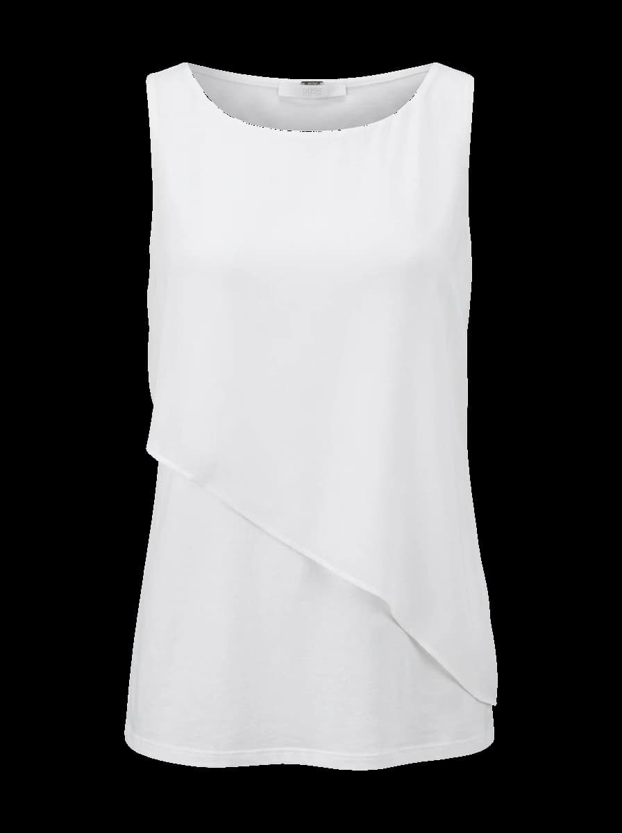 Hugo Boss White Polyester Top — photo 1