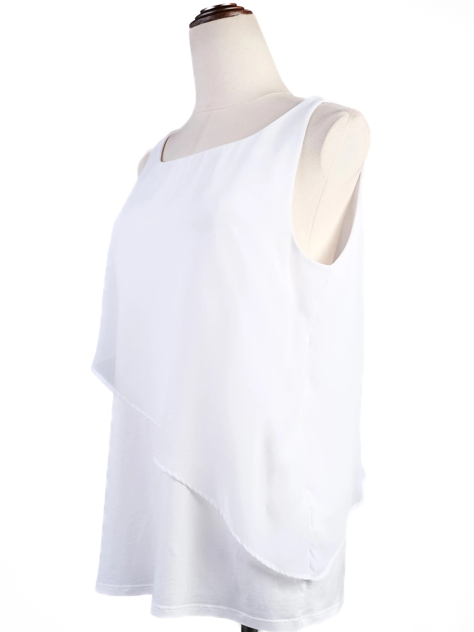 Hugo Boss White Polyester Top — 3