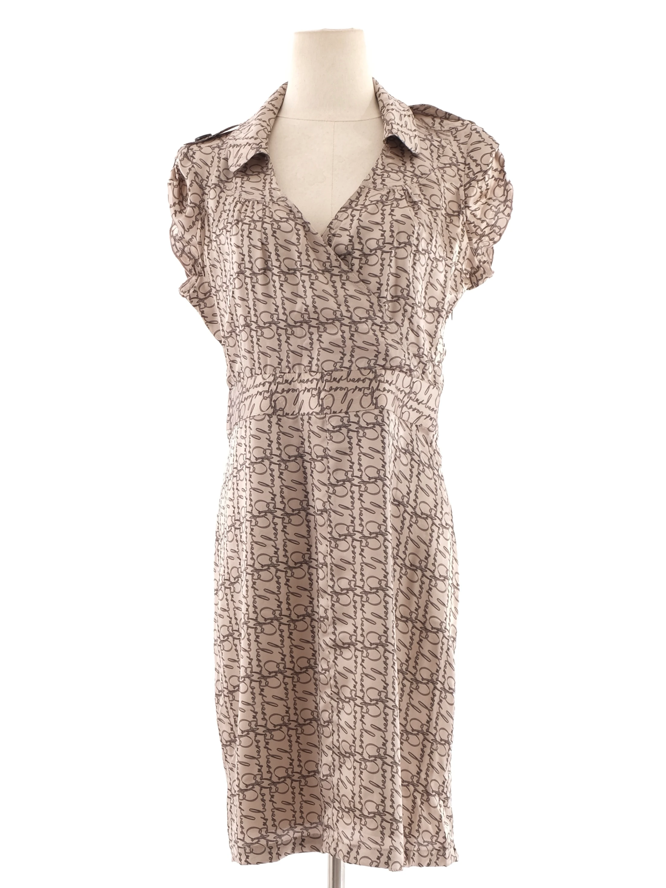 Burberry Gray Silk Casual — 3