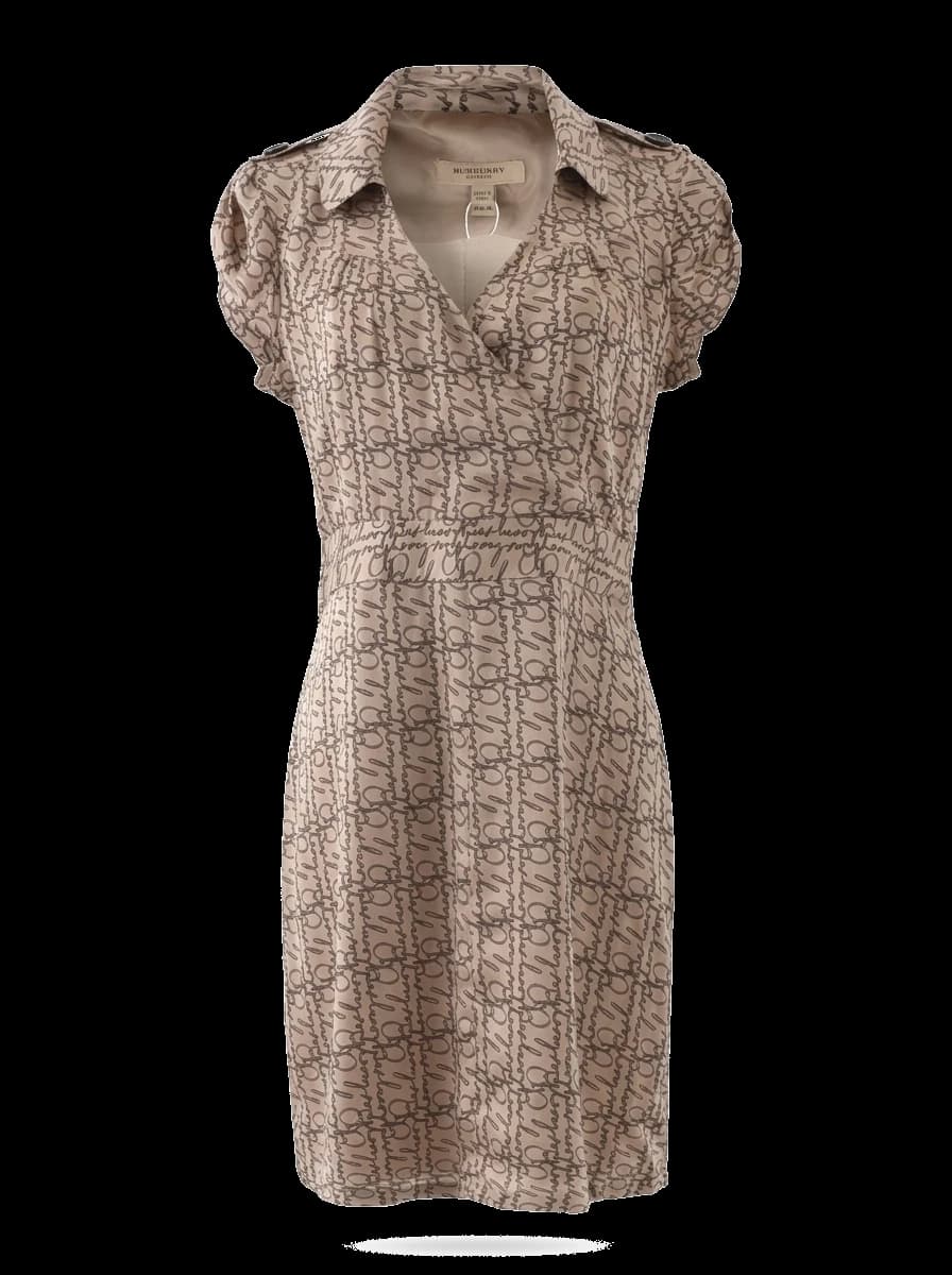 Burberry Gray Silk Casual — photo 1