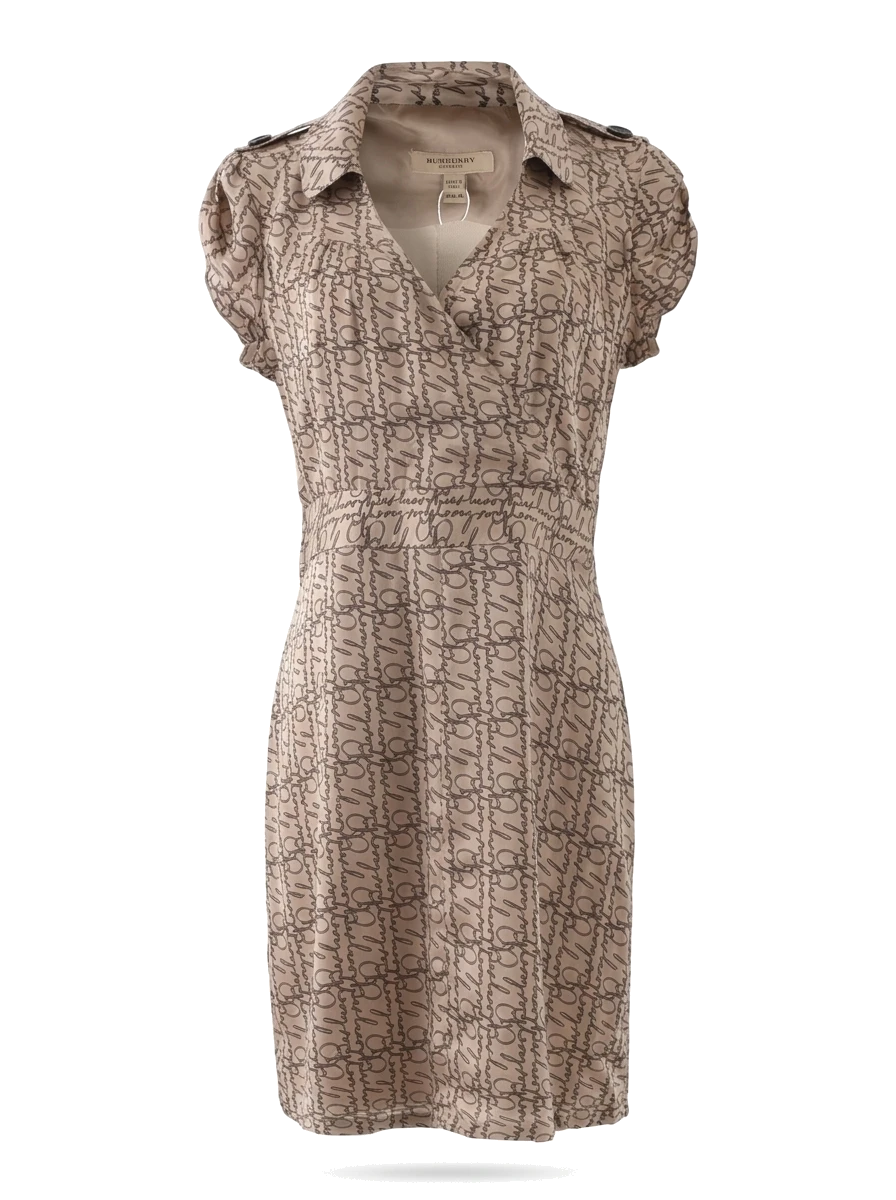 Burberry Gray Silk Casual — 1