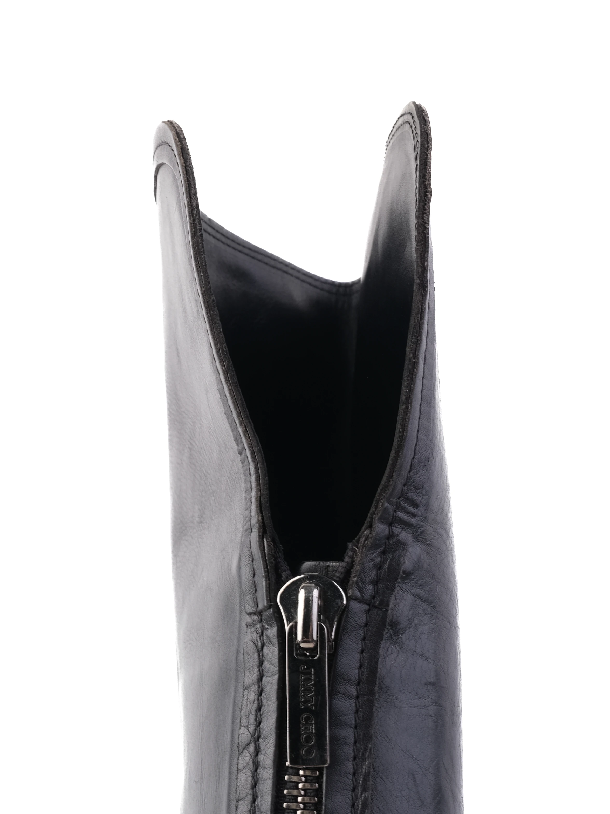 Jimmy Choo Black Leather Boots — 3