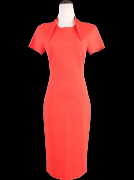 St. John Red Viscose Evening — photo 1