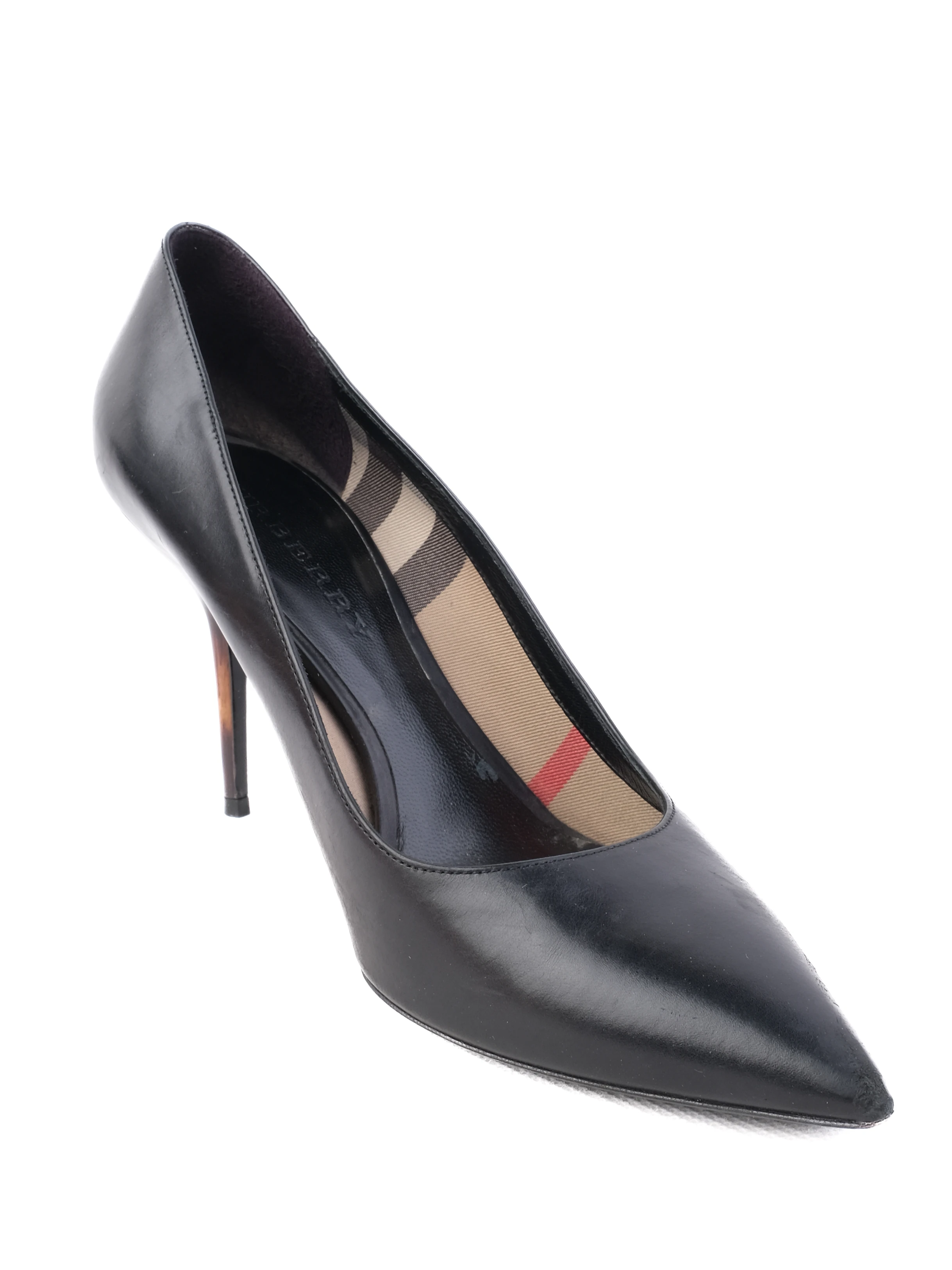 Burberry Black Leather Pumps — 3