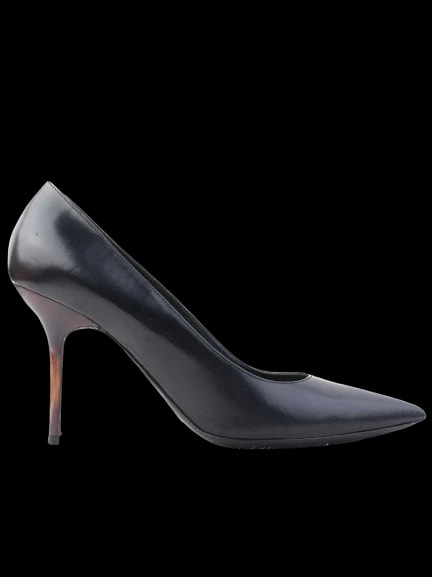 Burberry Black Leather Pumps — 1