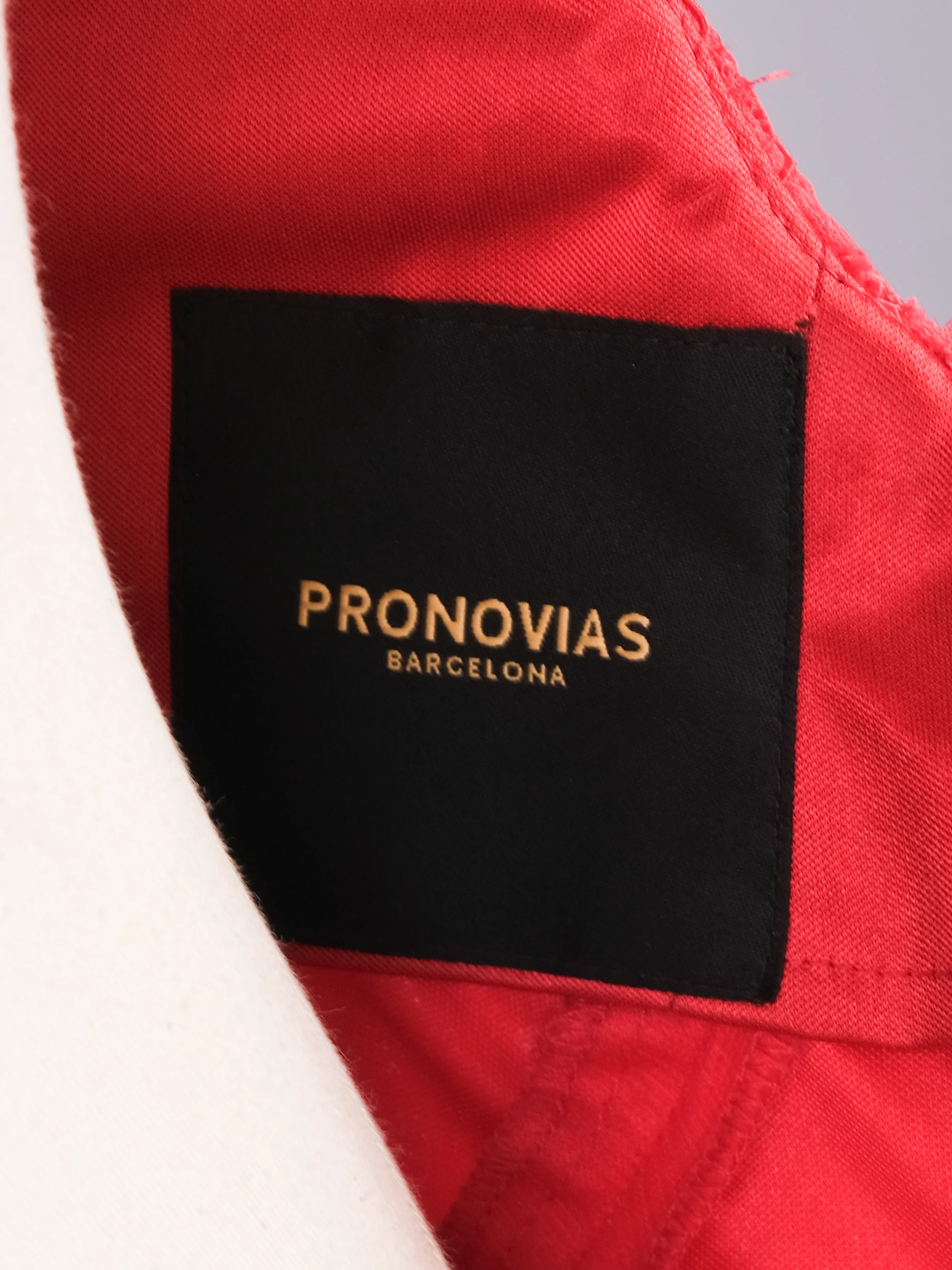 Pronovias Red Polyester Evening — 3