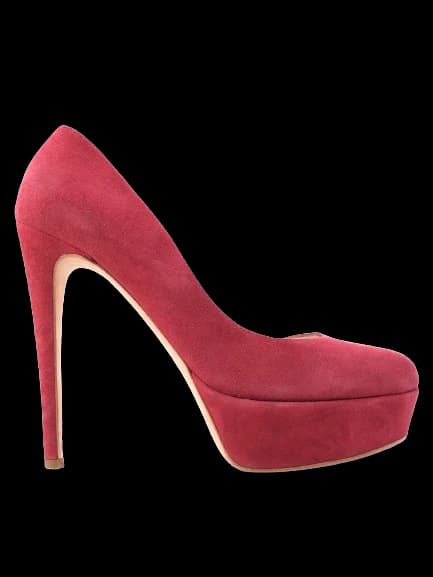 Rupert Sanderson Red Genuine suede Pumps — photo 1