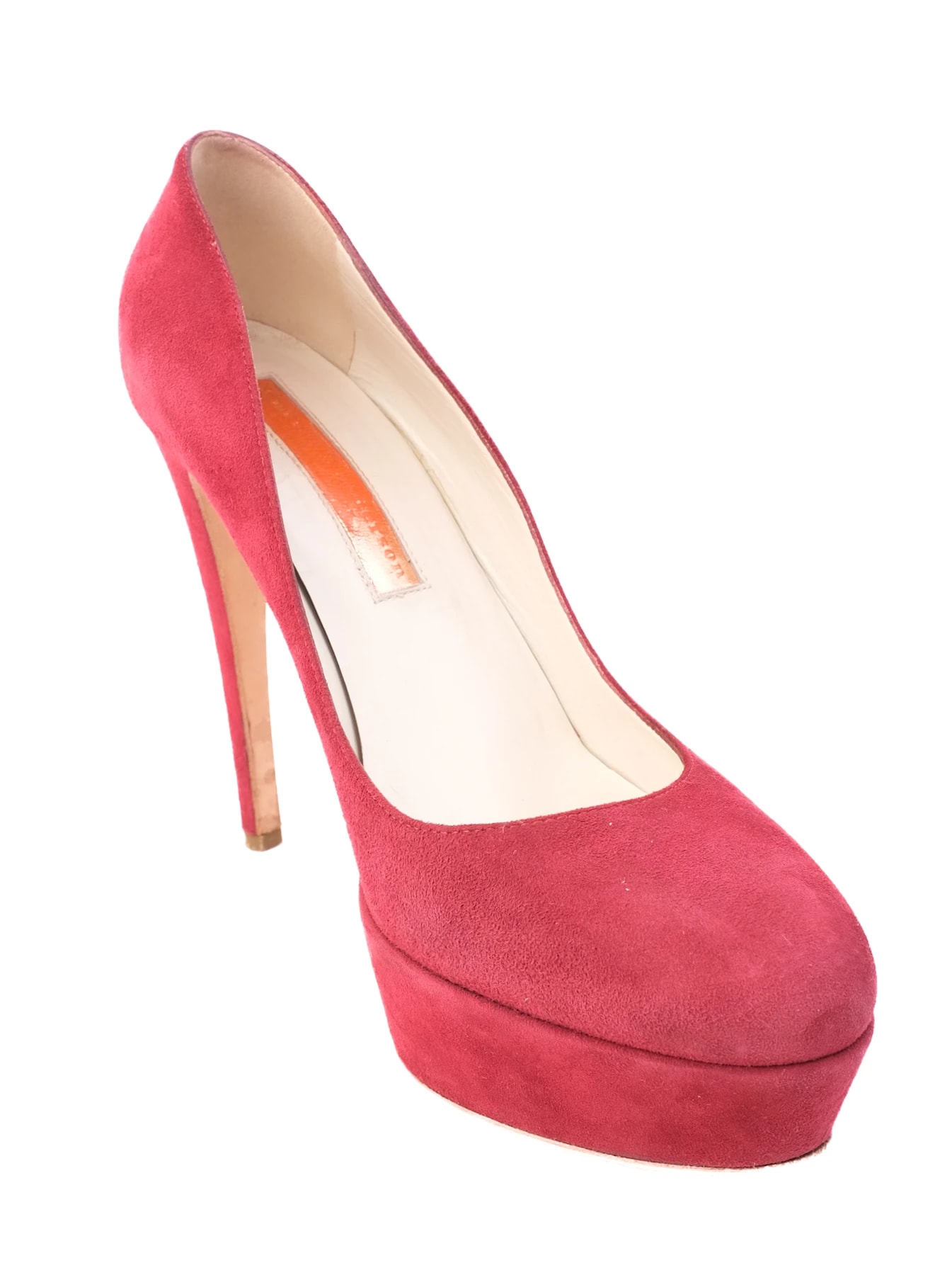 Rupert Sanderson Red Genuine suede Pumps — 3
