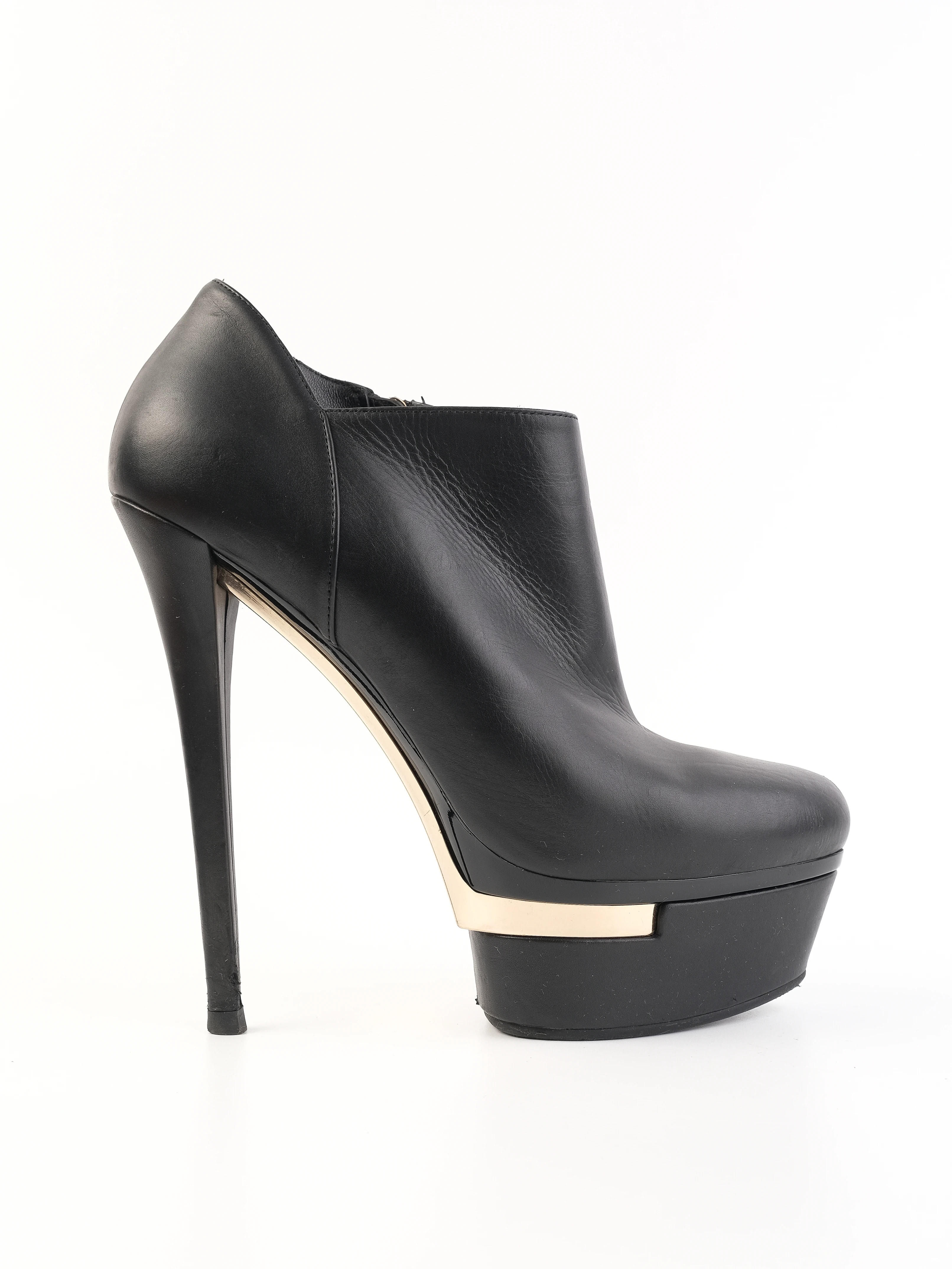Lesilla Black Leather Boots — 2