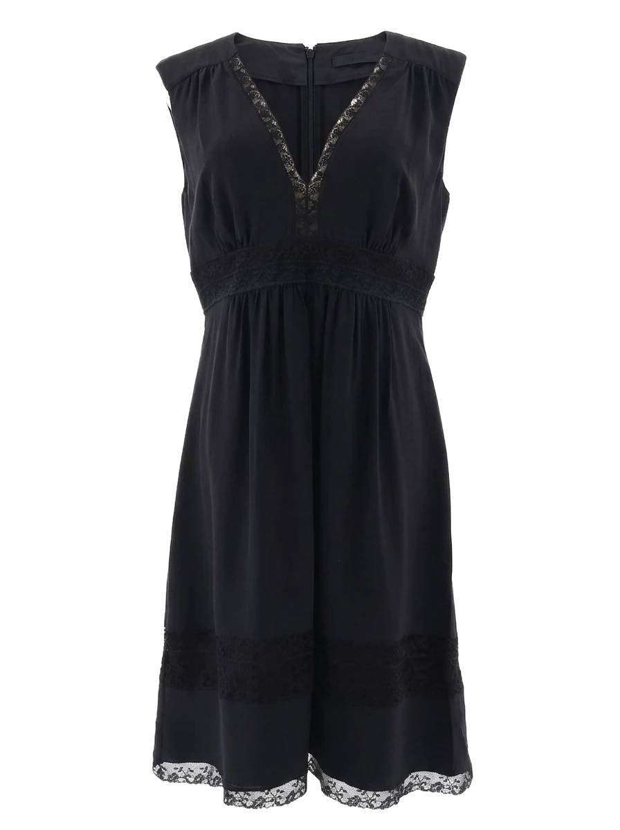 Prada Black Silk Casual Dress — 1