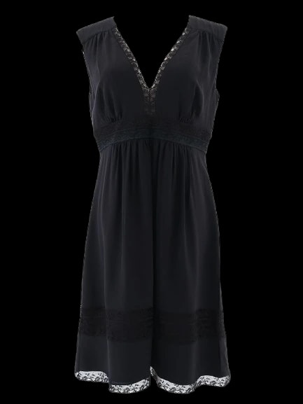 Prada Black Silk Casual Dress — 2