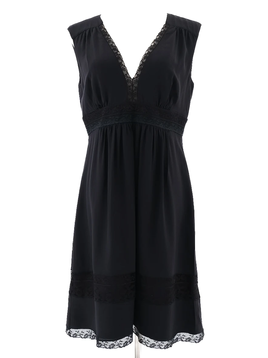 Prada Black Silk Casual Dress — 3