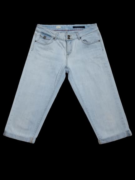 Tommy Hilfiger Blue Silk parchment Denim Shorts — photo 1