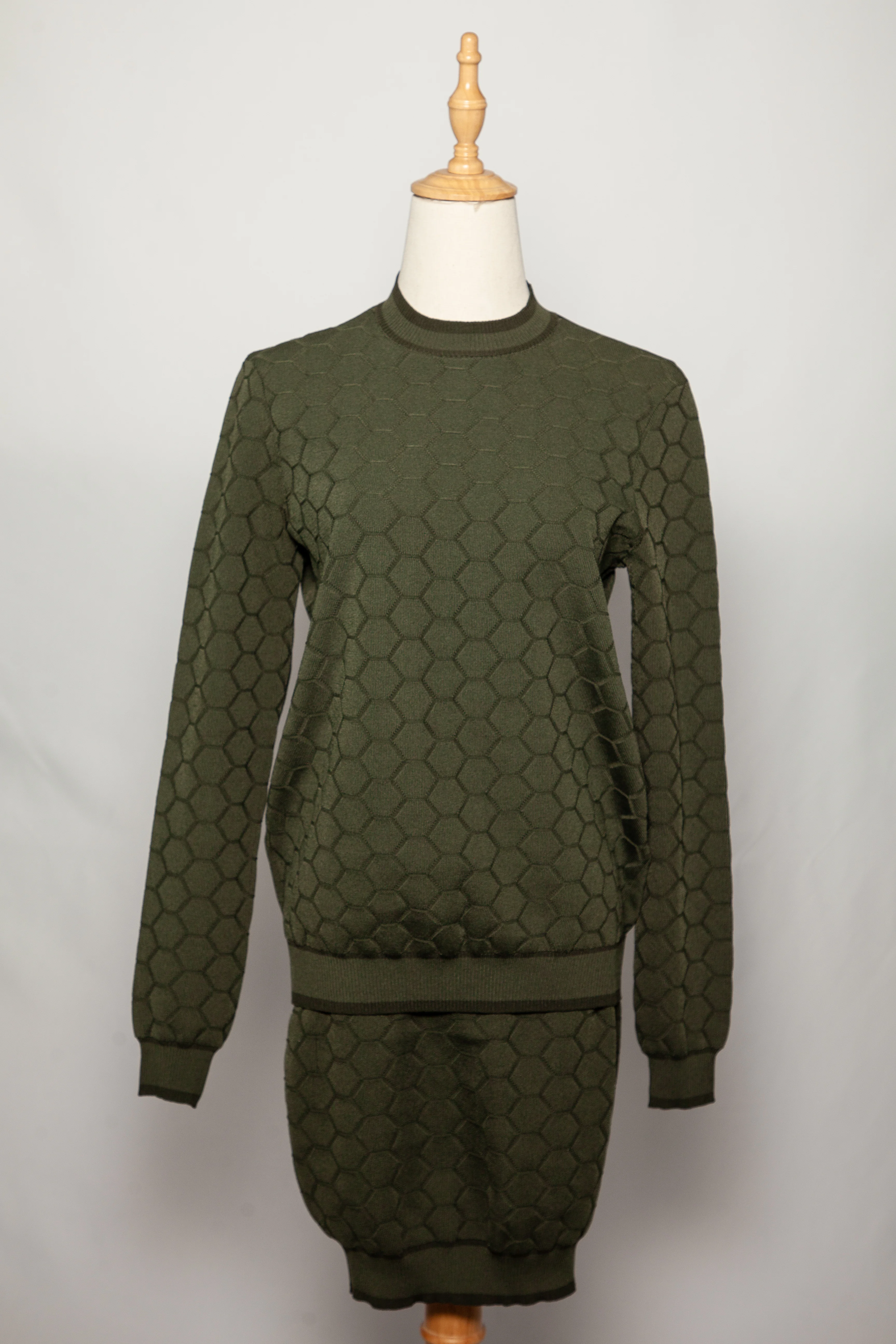 Y.A.S Green Polyester Suit — 3