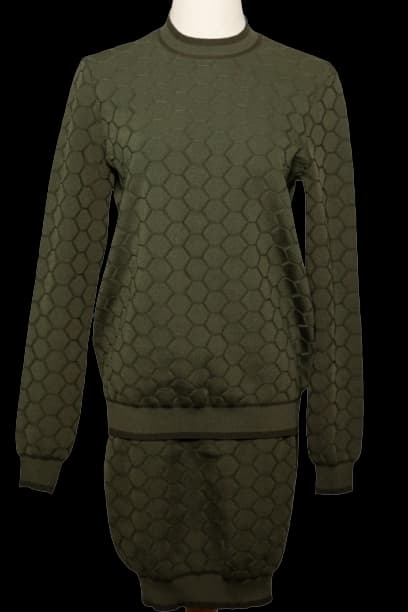 Y.A.S Green Polyester Suit