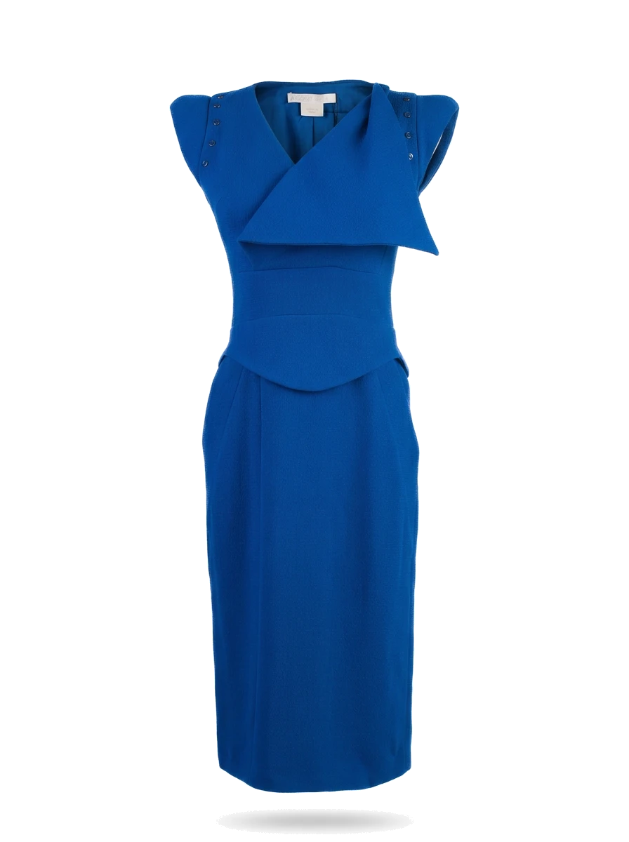 Antonio Berardi Blue Wool Cocktail Dress — 1