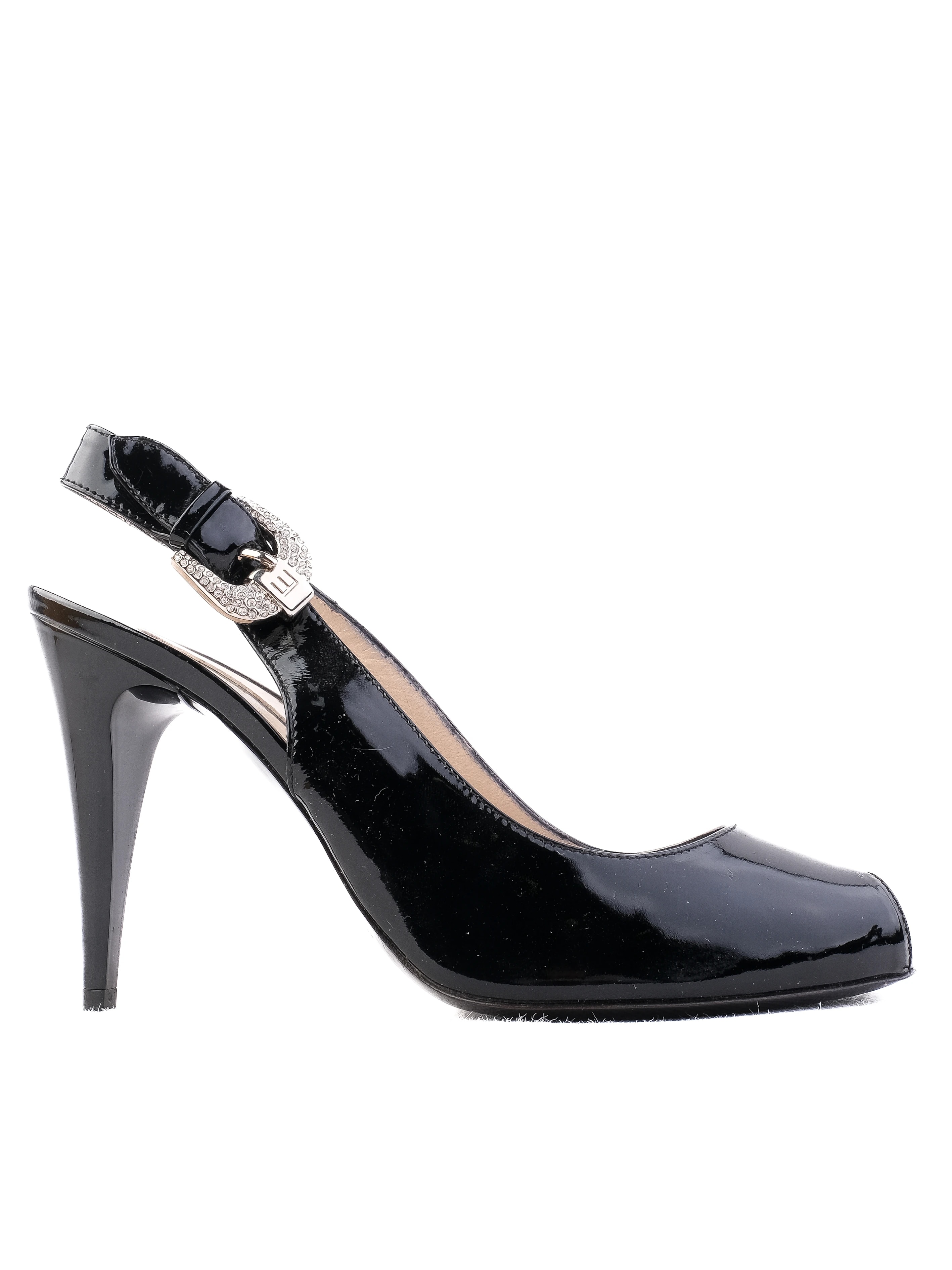 Essere Black Leather Pumps — 2