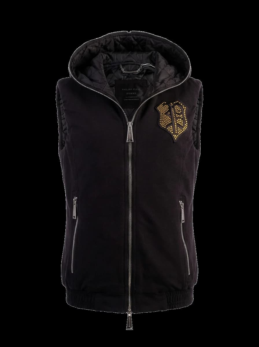 Phillipp Plein Black Cotton Vest — photo 1