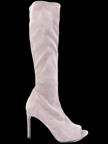 Stuart Weitzman Gray Leather Boots — photo 1