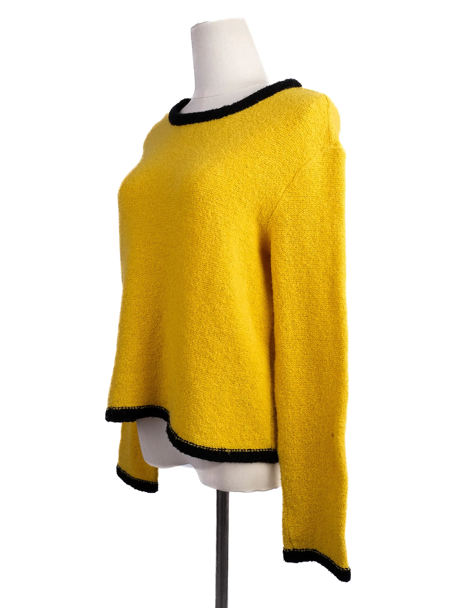 Moschino Yellow Wool Pullover — 3