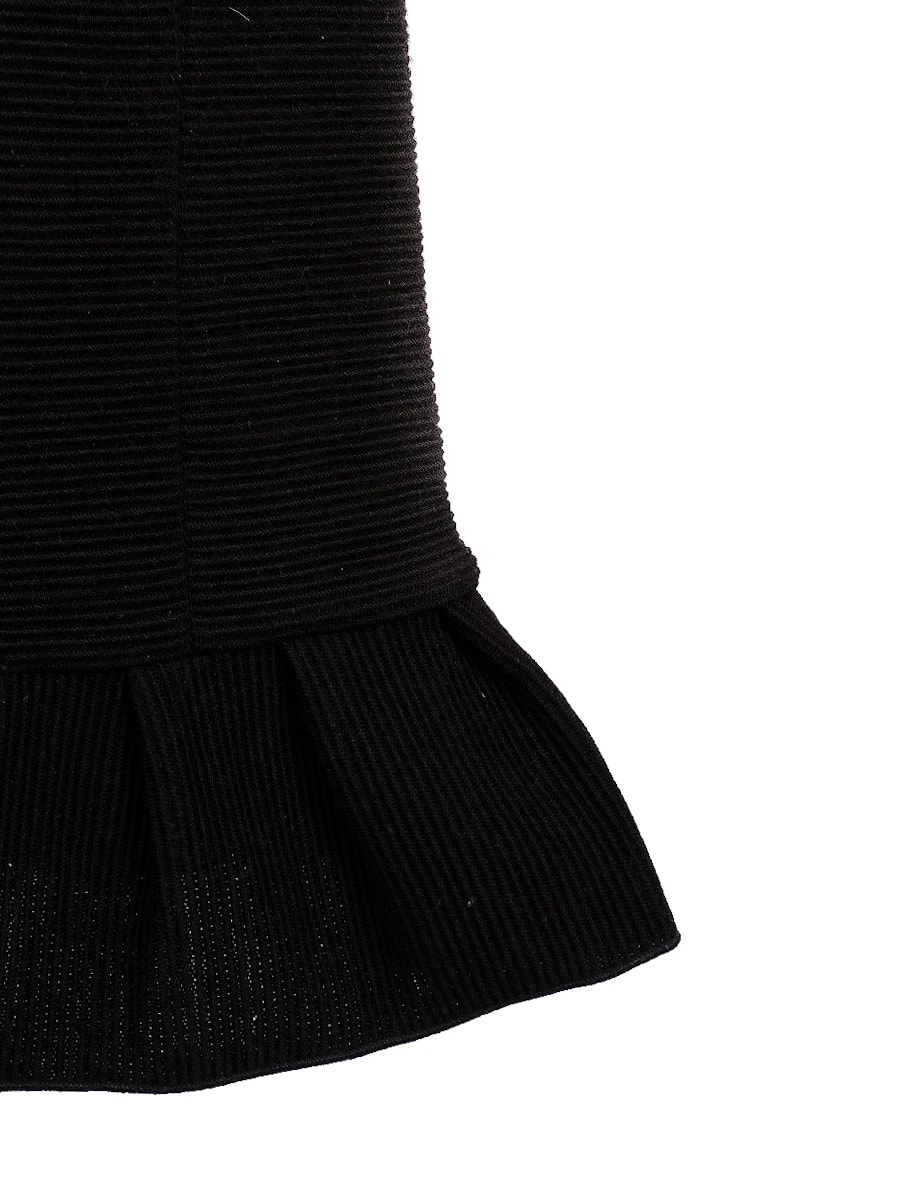 Emporio Armani Black Viscose Pencil Skirt — 3