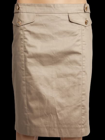 Gianfranco Ferrè Green Polyester Pencil Skirt