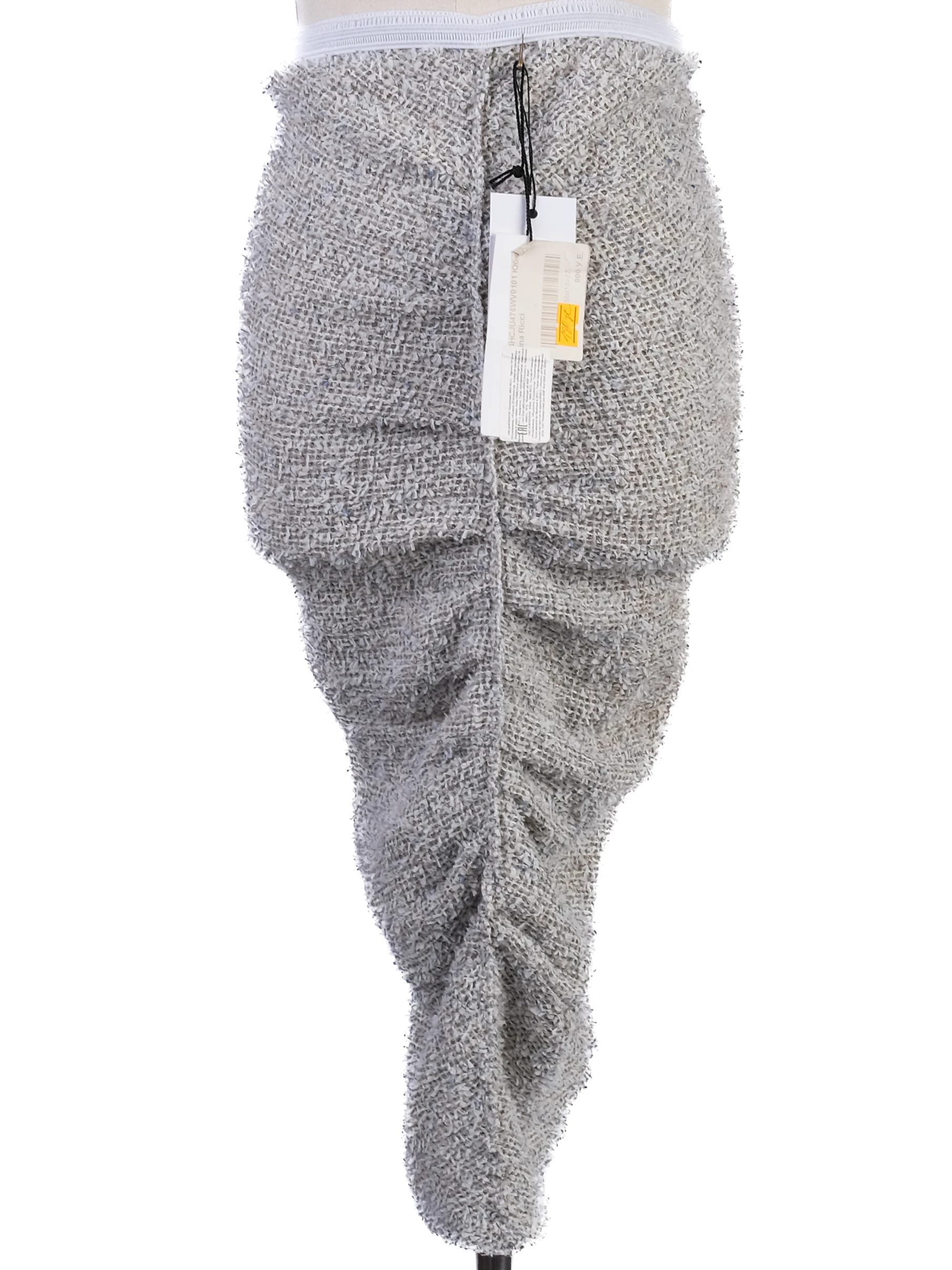 Nina Ricci Gray Wool Pencil Skirt — 3