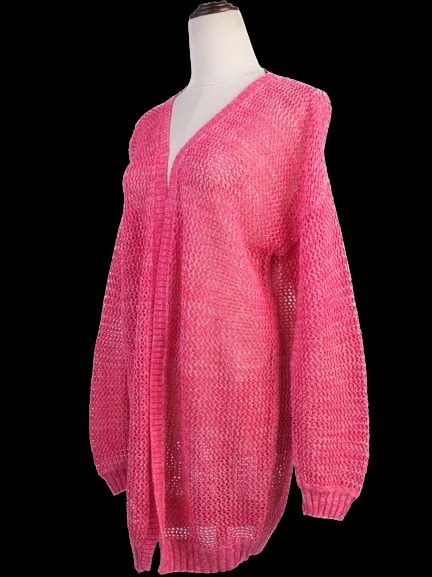 Jo No Fui Pink Cotton Cardigan — 2