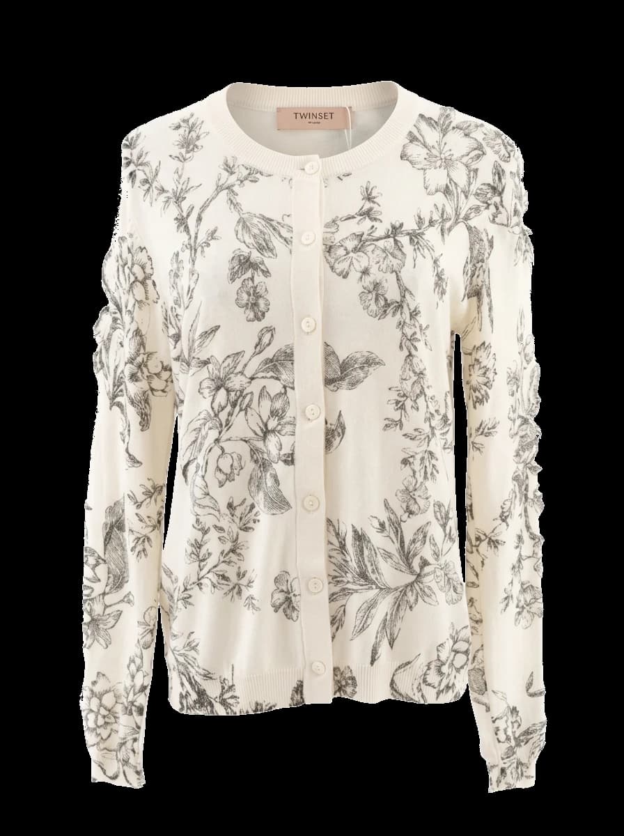 TWINSET White Cotton Cardigan — photo 1