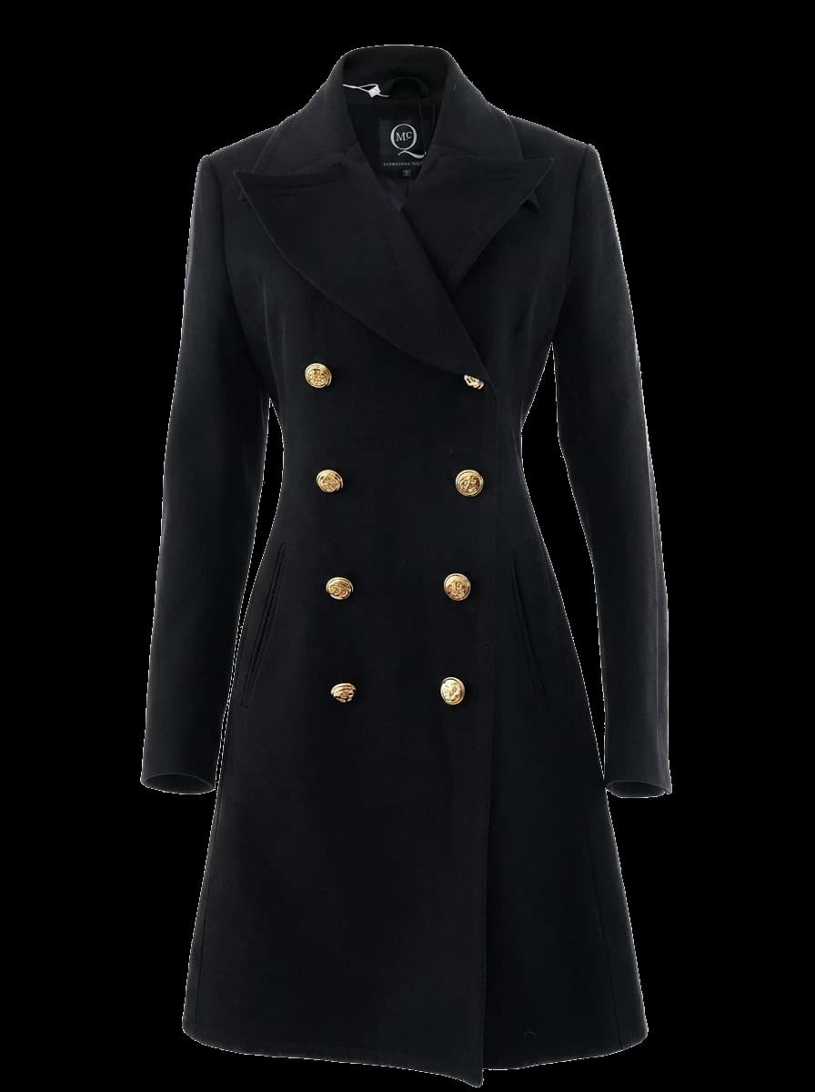 Alexander McQueen Black Polyester Coat — photo 1